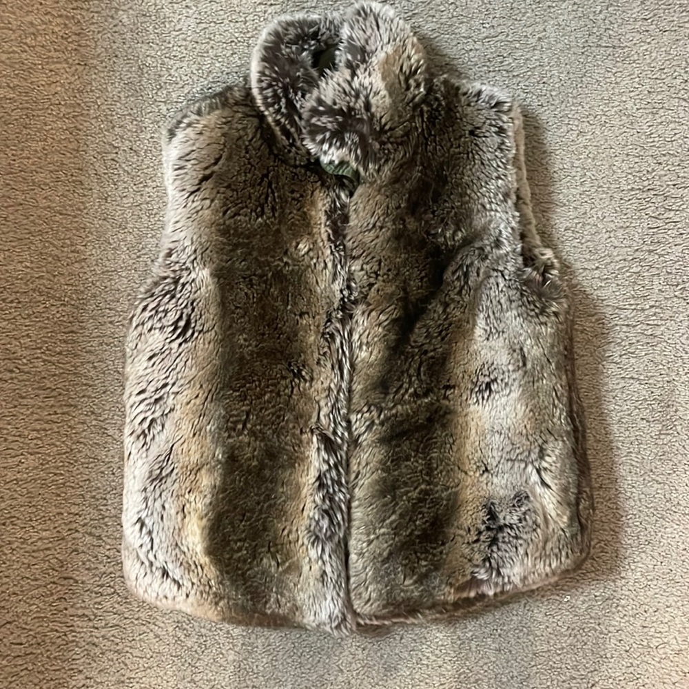 ADAM LIPPES THERMORE thermal insulated faux fur vest